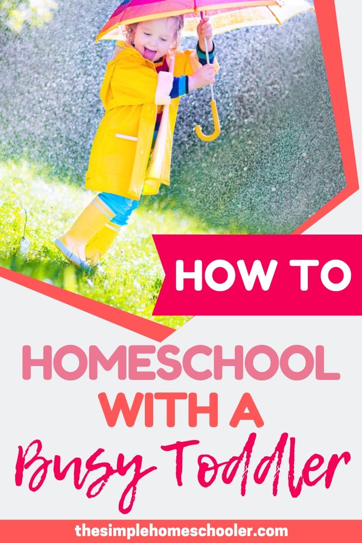 If you can't even drink a cup of coffee in peace - how can you homeschool?! That's a valid concern. Let me share with you the ideas, hacks, and tips I've learned to manage my busy toddler and 2 year old while running my homeschool!