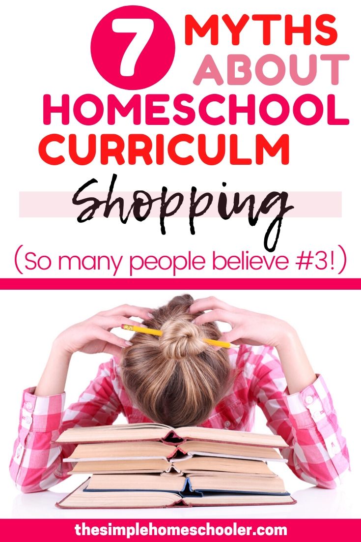 Are you exhausted of shopping for the best homeschool curriculum? Wondering if the free one is good enough? Need some encouragement to spur you through emotional draining process? Check out this post to see if you believe the 7 myths about homeschool curriculum - and see what the truth really is!