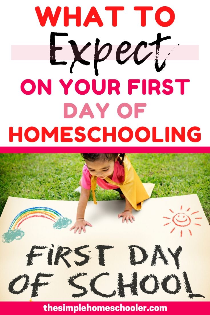 Are you pretty nervous about that fast approaching first day of homeschool? Do you have no idea what to expect and it's keeping you up at night? Been there! Take a look at what is coming your way so you can be more prepared, encouraged, and relaxed!